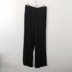 H&M Black Loose Wide Leg Business Casual Pants